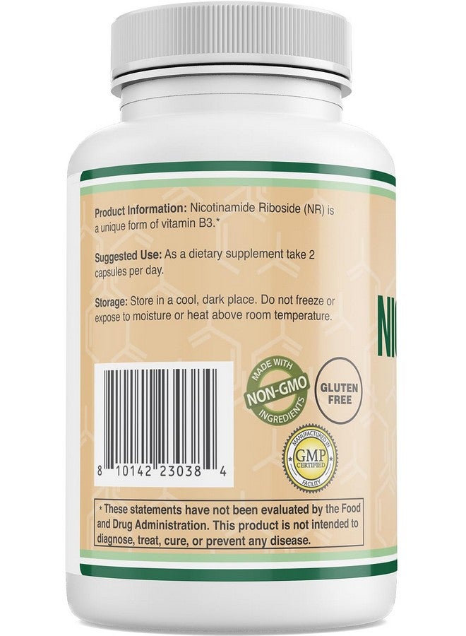 Double Wood Supplements نيكوتيناميد ريبوسيد - مكمل NAD لزيادة مستويات NAD+ من دابل وود - Image 2