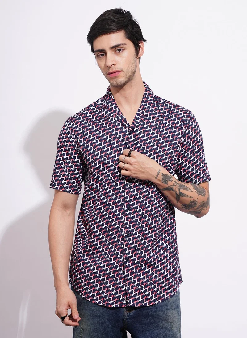بيينغ هيومان Marvel Printed Pure Cotton Casual Shirt