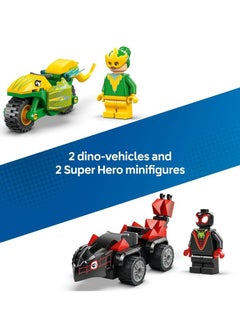 LEGO LEGO Spin and Electro Dinosaur Vehicle Chase Set, Creative Building Toy with a Super Hero Car 11198  - Image 5