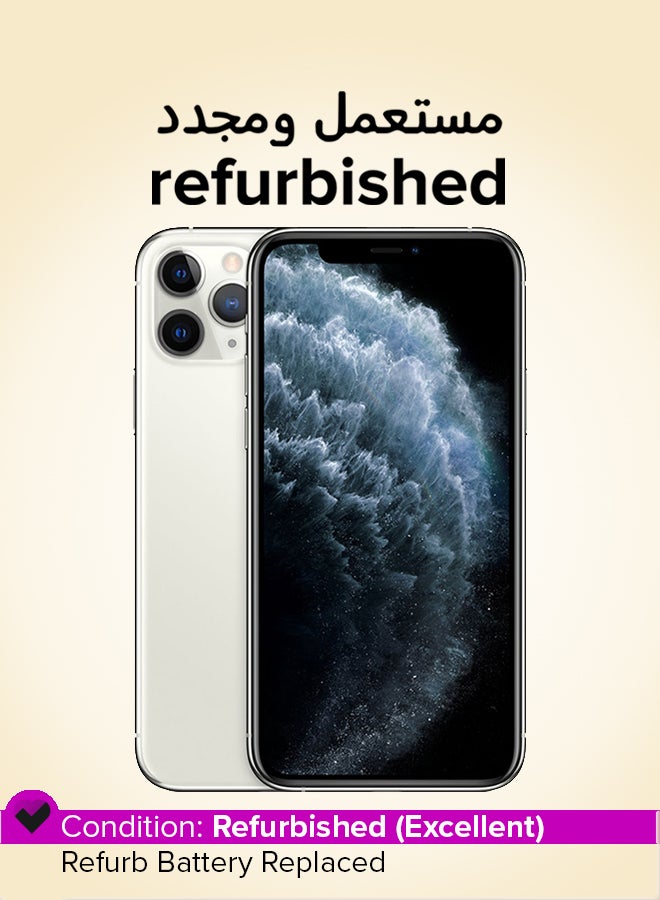 Apple Refurbished - iPhone 11 Pro Max 256GB Silver 4G With Facetime - International Version - Image 1