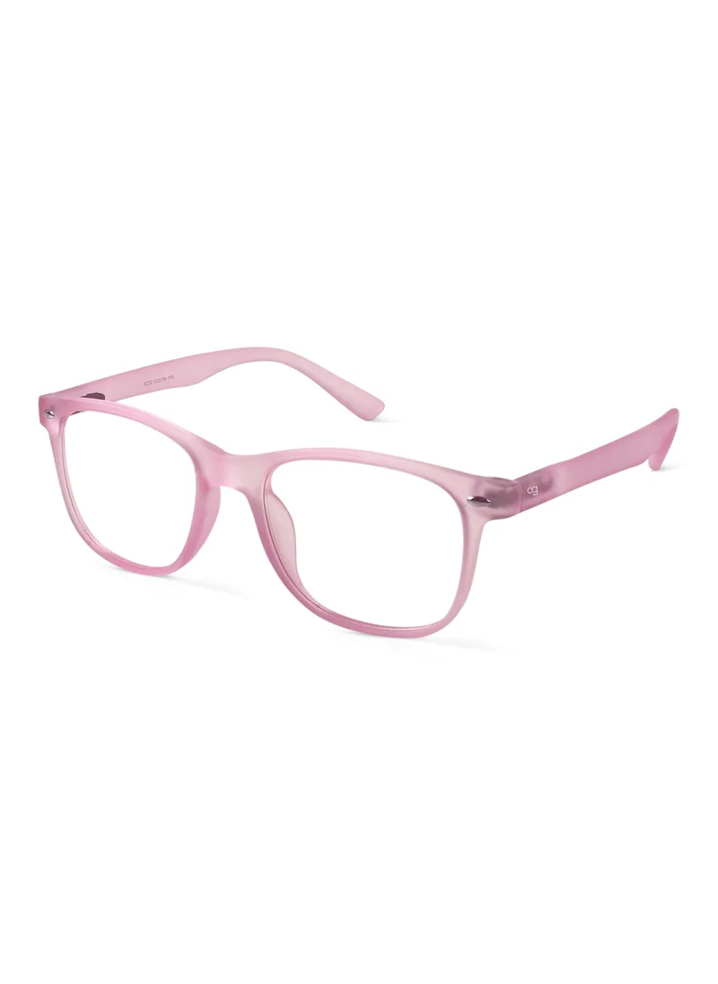 Woggles Peony Pink Wayfarer Blue Screen Glasses