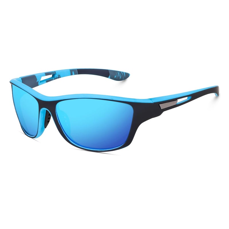 Dervin UV Protected Polarized Sports Sunglasses for Men Driving Cycling Fishing Cricket Sunglasses - Image 2