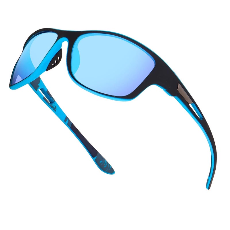 Dervin UV Protected Polarized Sports Sunglasses for Men Driving Cycling Fishing Cricket Sunglasses - Image 3