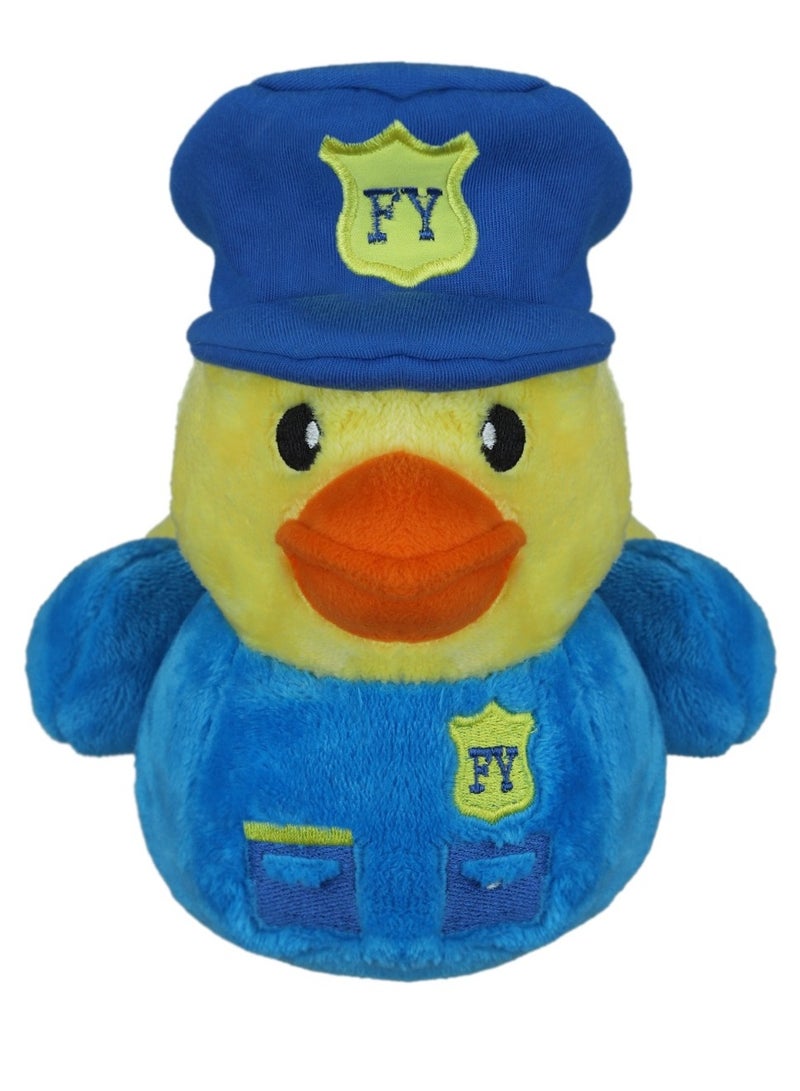 Magnolia Police duck plush stuffed toys, gift for boys and girls, size 25 cm 