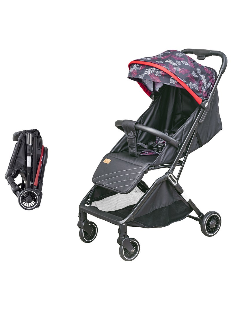 Moon Pronto Autofold stroller -Leaf Pattern - Image 1