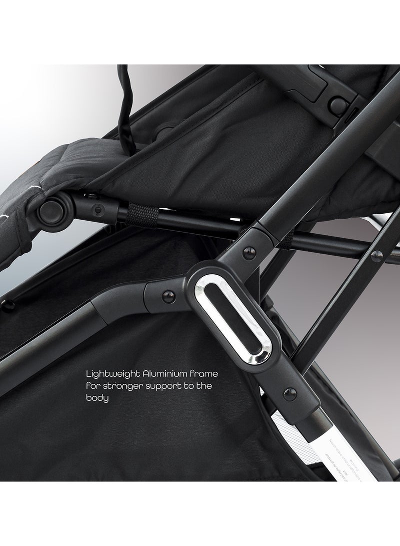 Moon Pronto Autofold stroller -Leaf Pattern - Image 5