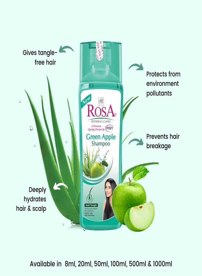 Rosa Herbalcare Green Apple Shampoo, 500ml - Image 3