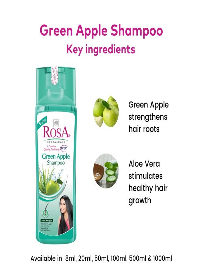 Rosa Herbalcare Green Apple Shampoo, 500ml - Image 4