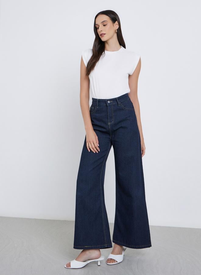 Styli Solid Round Neck Sleeveless Plain Bodysuit - Image 3