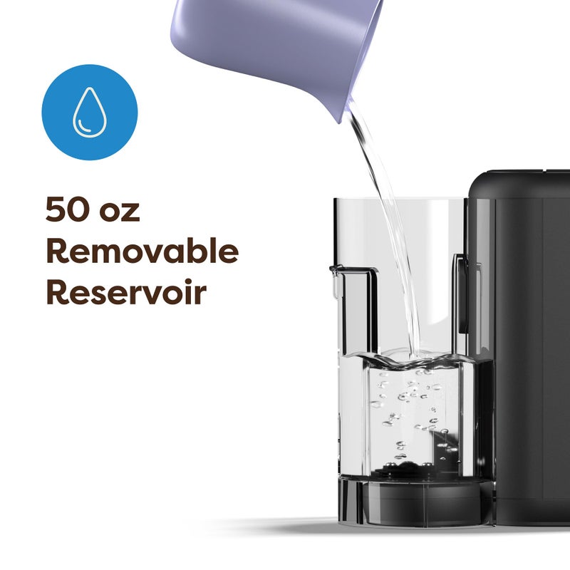 Keurig K-Mini Mate Plus Single-Serve K-Cup Pod Coffee Maker, Compact, 3 Cup Sizes, Brew Over Ice and Strong Button Features, 50 oz Removable Reservoir, Matte Black - Image 5