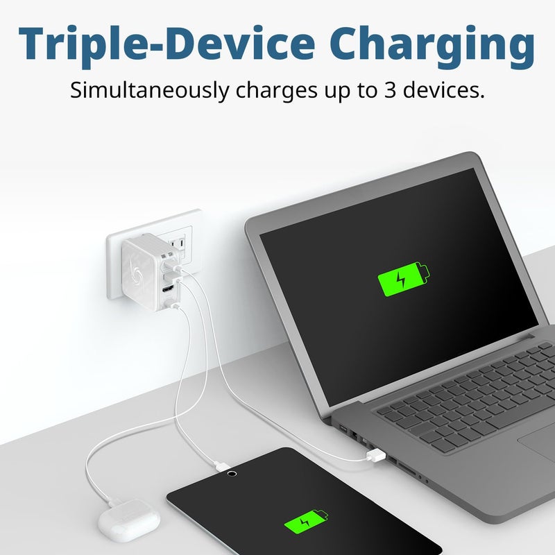 AVerMedia Portable Charger, Switch 2 Dock, 100W GaN Fast Charging USB C Hub, TV Docking Station with 4K60 HDMI, Compatible with iPhone, iPad, Laptop, PC, Gaming Accessories - Image 3