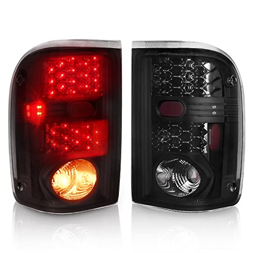 DWVO Tail Light Assembly Compatible with Ford Ranger 01-05 2001 2002 2003 2004 2005 Tail Lights Replacement LED Tail Lamps - Image 1