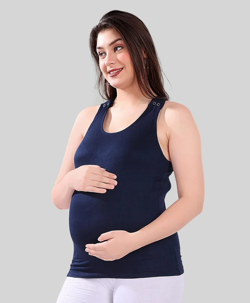TUMMY Maternity Nursing Tank Top for women - Pack of 3