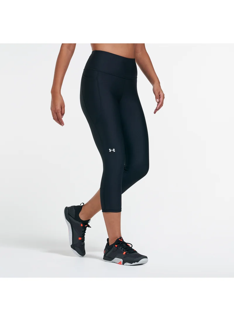 UNDER ARMOUR Women's HeatGear Capri Training Leggings