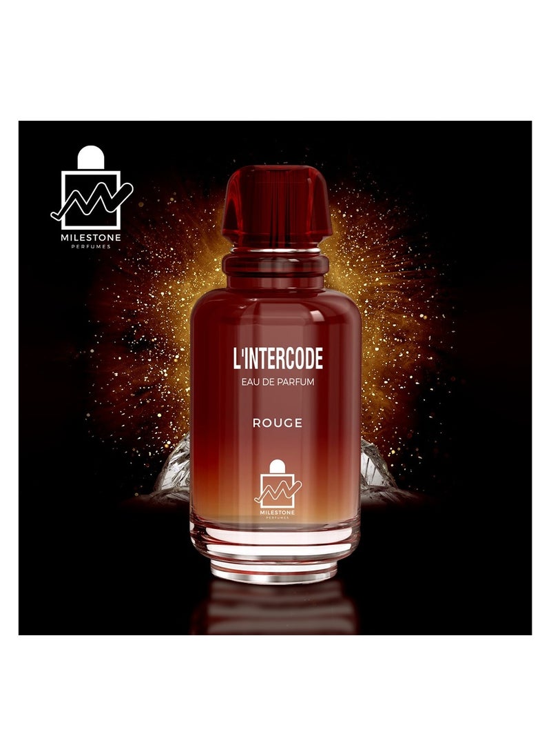 Milestone - L'intercode Rouge Eau De Parfum For Women 100m l- Inspired by  L'Interdit Rouge By Givenchy - Image 1