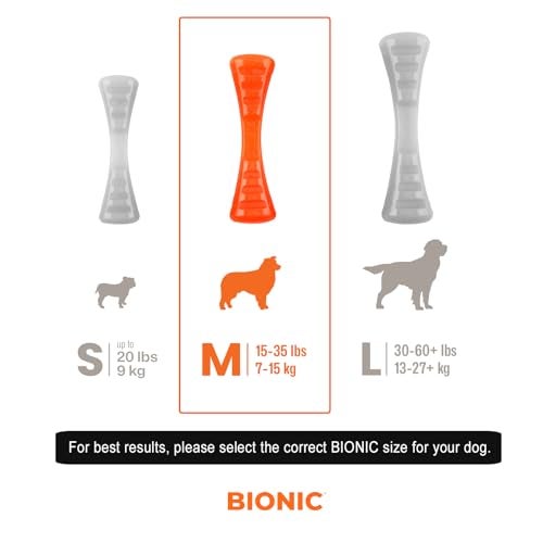 BIONIC Urban Stick Dog Toy, Medium - Interactive Dog Chew Toy That Stands Up to The Toughest Chewers, for Dogs Between 15-35 lbs. (7-15 kg.) - Image 2