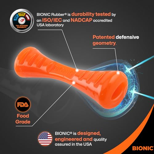 BIONIC Urban Stick Dog Toy, Medium - Interactive Dog Chew Toy That Stands Up to The Toughest Chewers, for Dogs Between 15-35 lbs. (7-15 kg.) - Image 3