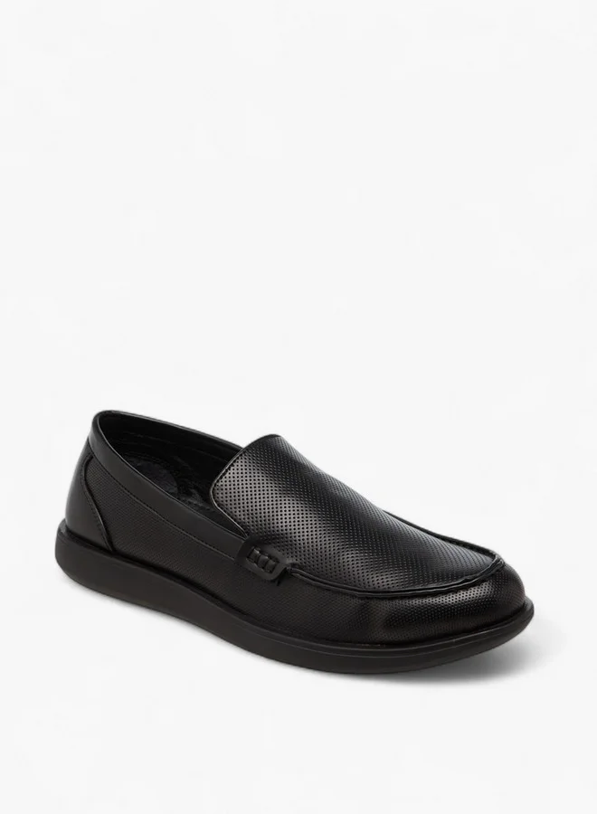 LBL by Shoexpress Textured Slip-On Loafers