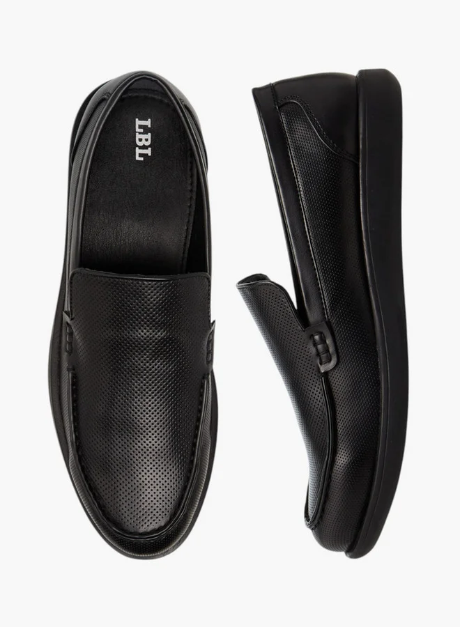 LBL by Shoexpress Textured Slip-On Loafers