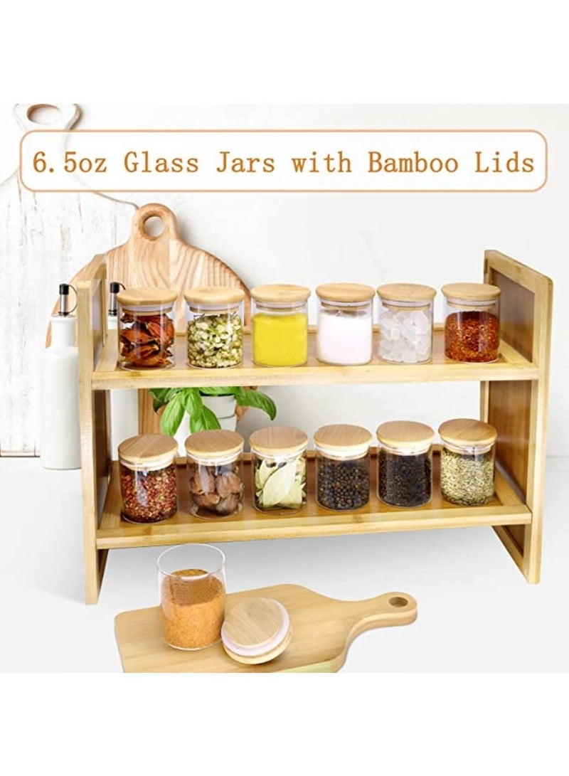 QUESERA Clear Glass Storage Jar with Lids - Image 2