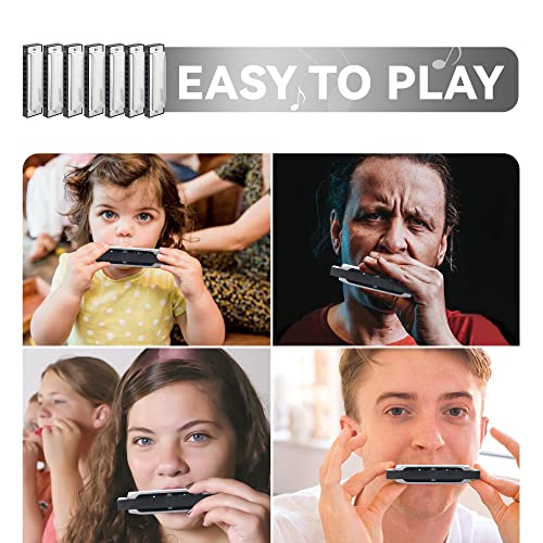 East top Harmonica Set of 7, 10 Holes 7 Colors Diatonic Blues Harmonica Set For Adults, Professionals and Students, as a Gift - Image 5