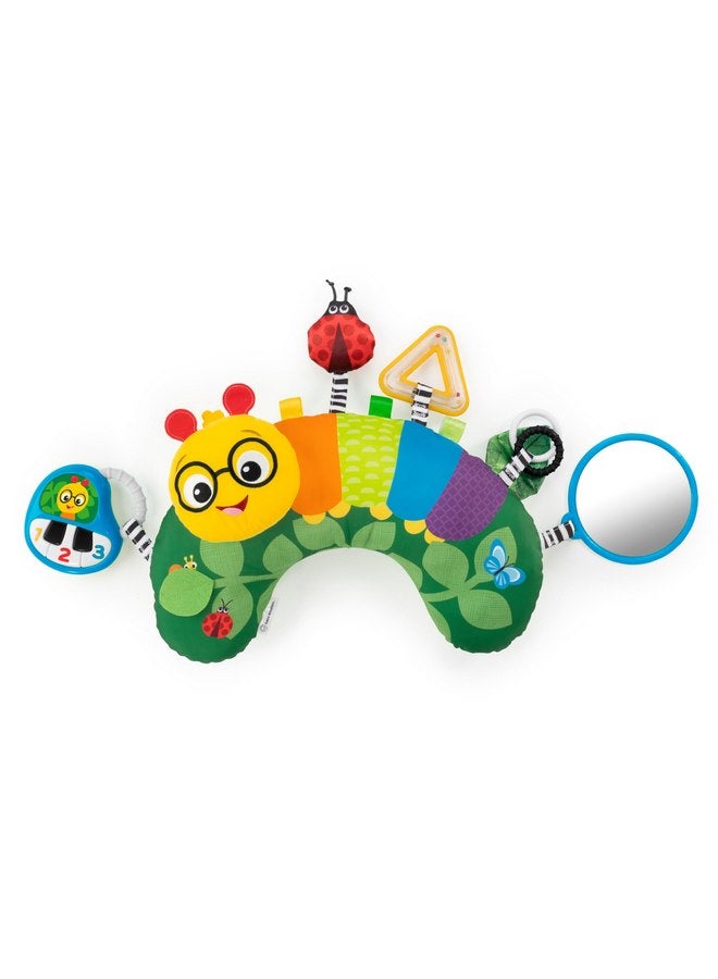 Baby Einstein Baby Einstein Cal-a-Pillow Tummy Time Pillow, Multisensory Activity Toys, Sitting Up Play, Cal the Caterpillar, Ages 0+ Months - Image 1