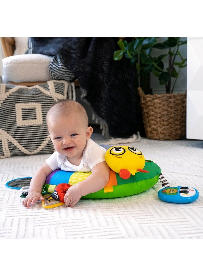 Baby Einstein Baby Einstein Cal-a-Pillow Tummy Time Pillow, Multisensory Activity Toys, Sitting Up Play, Cal the Caterpillar, Ages 0+ Months - Image 2