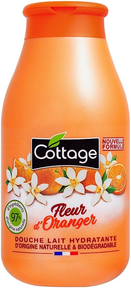 Cottage Orange Blossom Hydrating Shower Milk 97 Natural Ingredients 250 ml