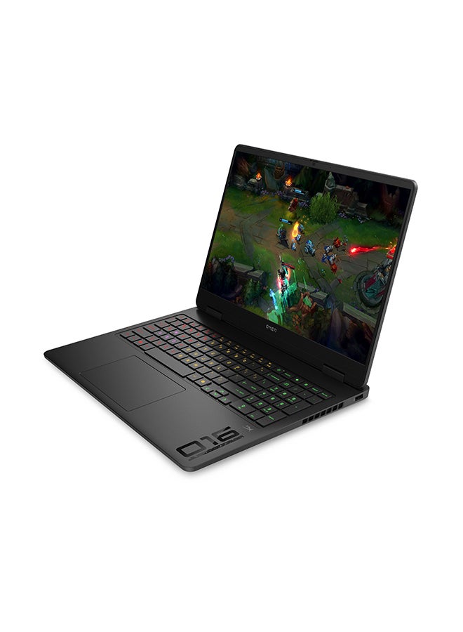 HP لابتوب الألعاب Omen 16-an0000nx بشاشة WUXGA مقاس 16 بوصة (1920x1200)، معالج Core Ultra 7-255H/ذاكرة وصول عشوائي DDR5 سعة 24 جيجابايت/قرص SSD سعة 1 تيرابايت/نظام التشغيل Windows 11 Home/بطاقة رسومات Nvidia Geforce RTX 5070 سعة 8 جيجابايت/ الإنجليزية/العربية - Image 2