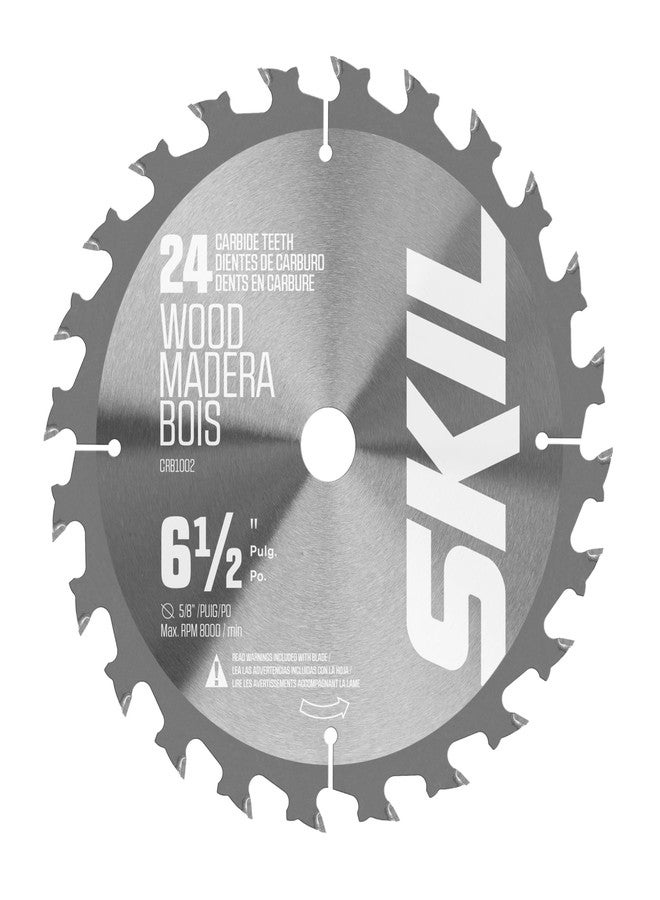 SKIL 6-1/2 in. 24-Tooth Carbide Circular Saw 3-Pack Framing Blade-CRB1002-3 - Image 1