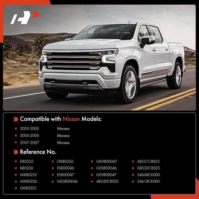 A-Premium Control Arm Kits for Nissan Murano 2005-2007 - Image 2