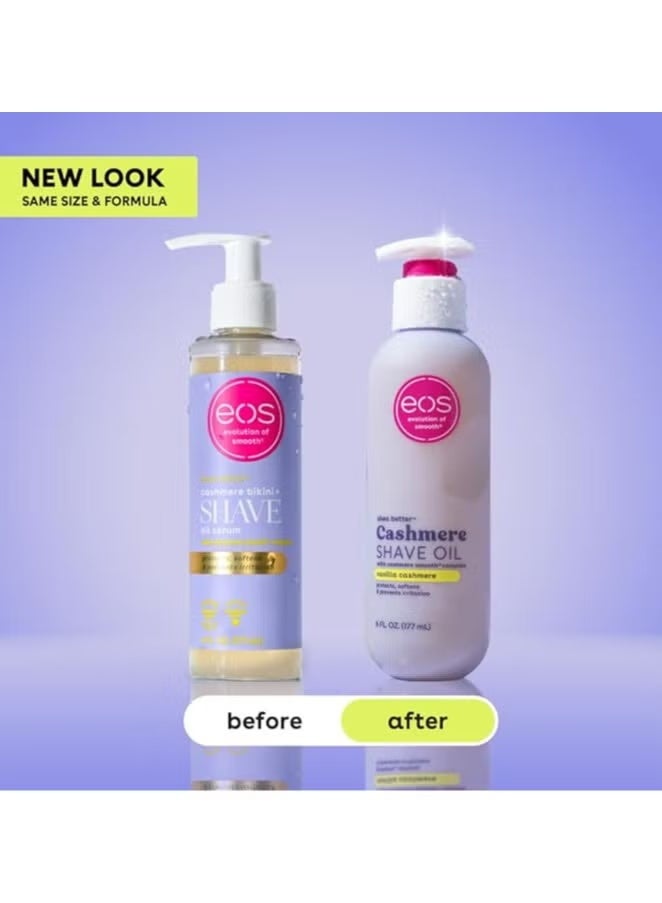 eos Shea Better Cashmere Skin Shave Oil- Vanilla Cashmere Scented, 6 fl.oz(177ml) - Image 2