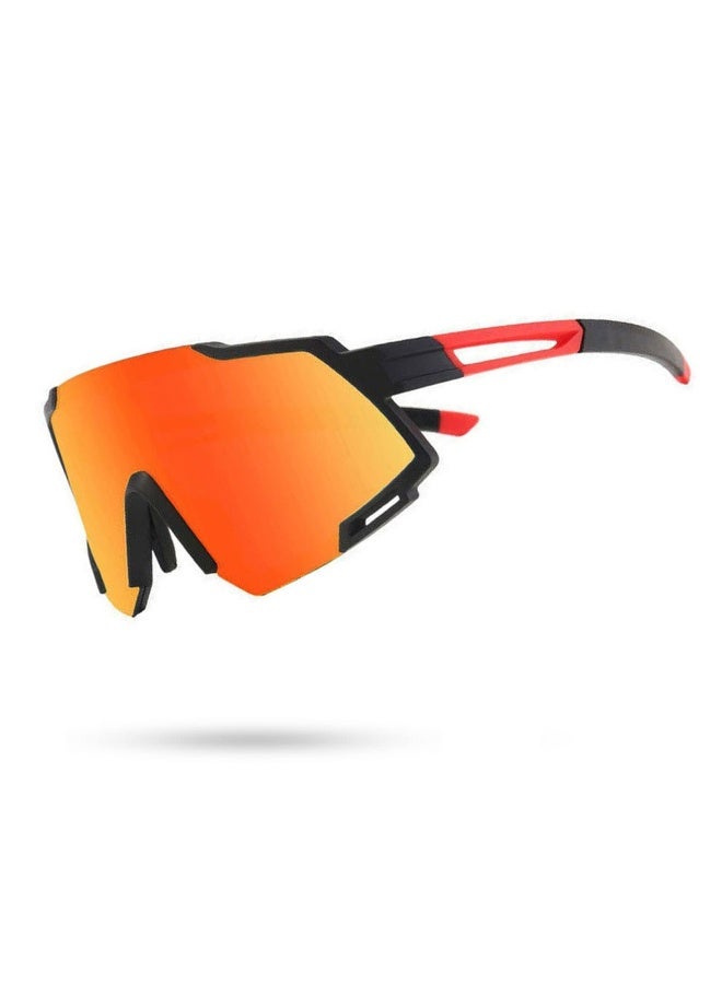 Generic Sports Sunglasses, UV400 Protection Cycling Sports Sunglasses, Riding Sunglasses with Adjustable Temple & Nose Pad, 80s Visor for Men Women Outdoor Shield - Image 1
