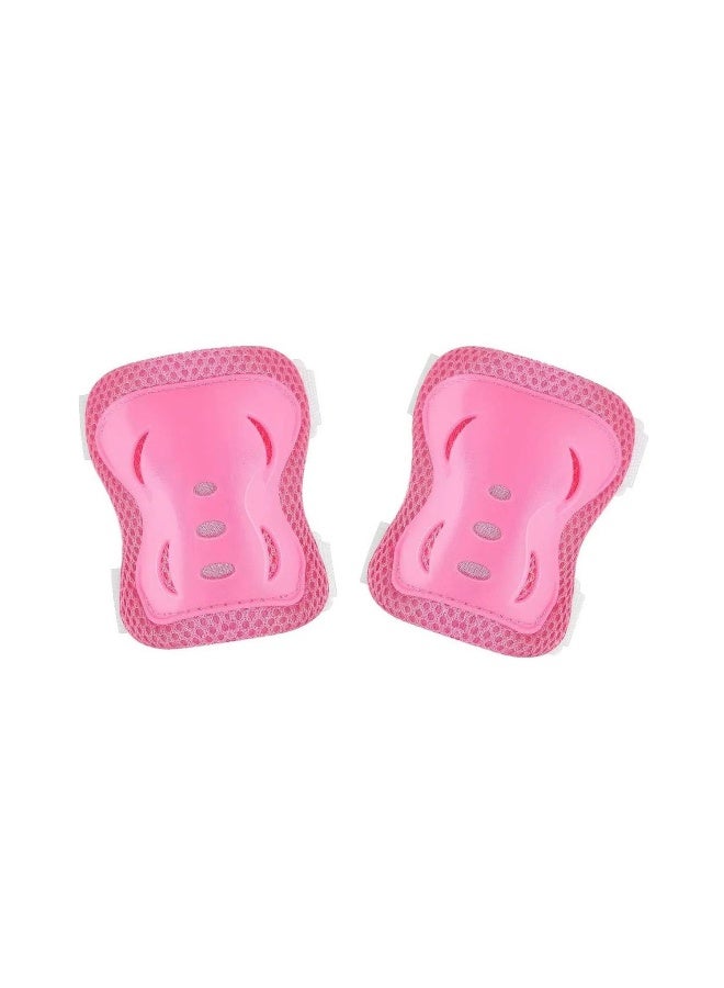 Spartan Knee Elbow and Wrist Protective Set Medium – Pink | Foam Cushion with Hard Slide Caps | Soft Fleece Liner | Flex Velcro Straps | Youth Size M (10+Years) Multi‑Sport Safety Gear SP‑9016 - Image 3