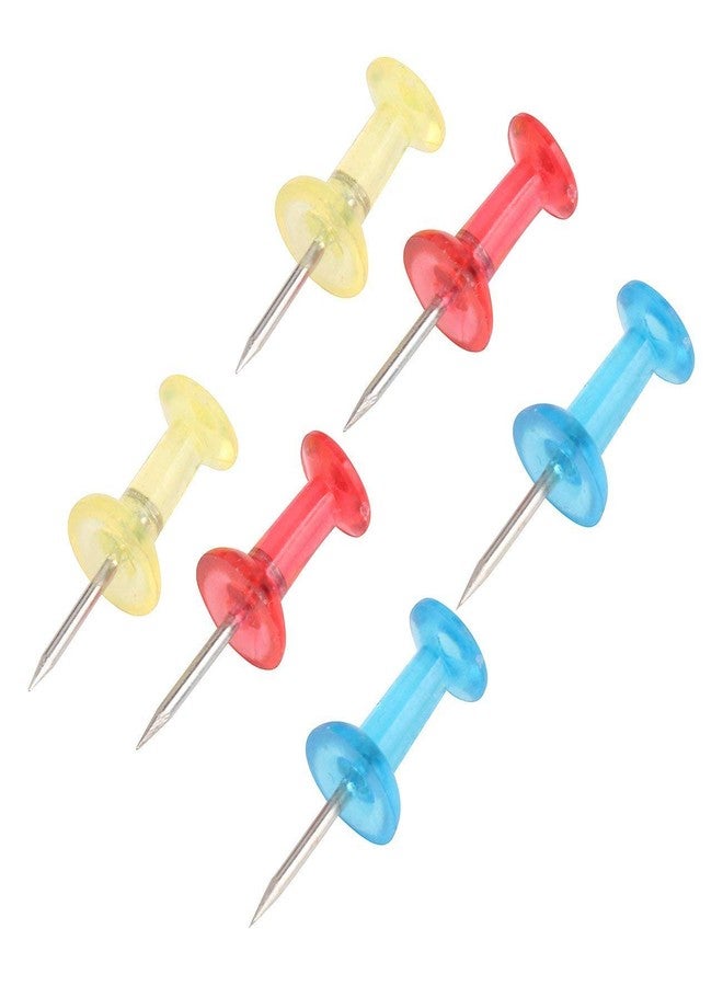 Truvic Transparent Multicolour Push Pins/Board Pins/Gem Pins 50 Pieces - Image 3