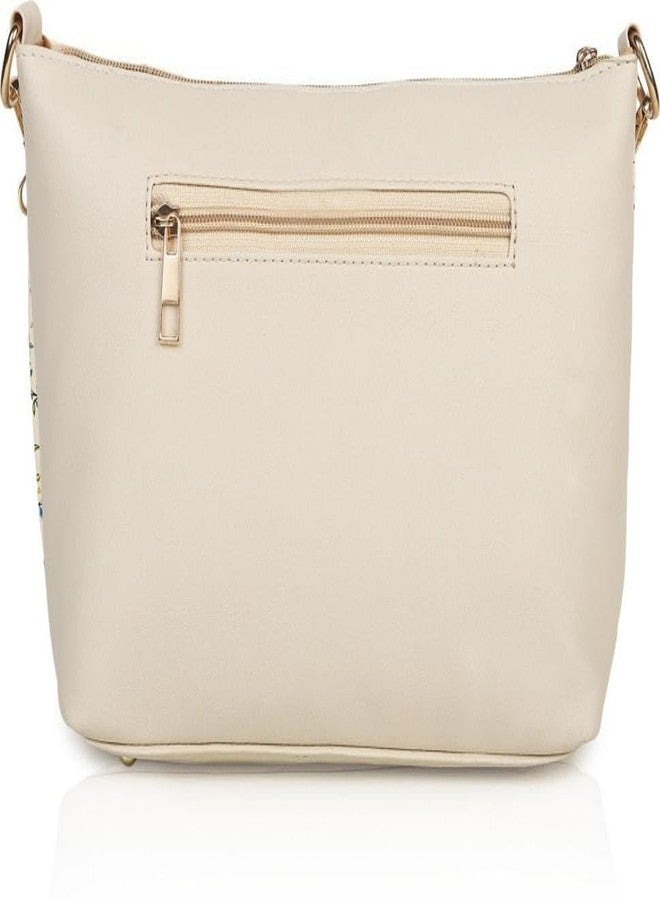 Vintage Beige Sling Bag - Image 4