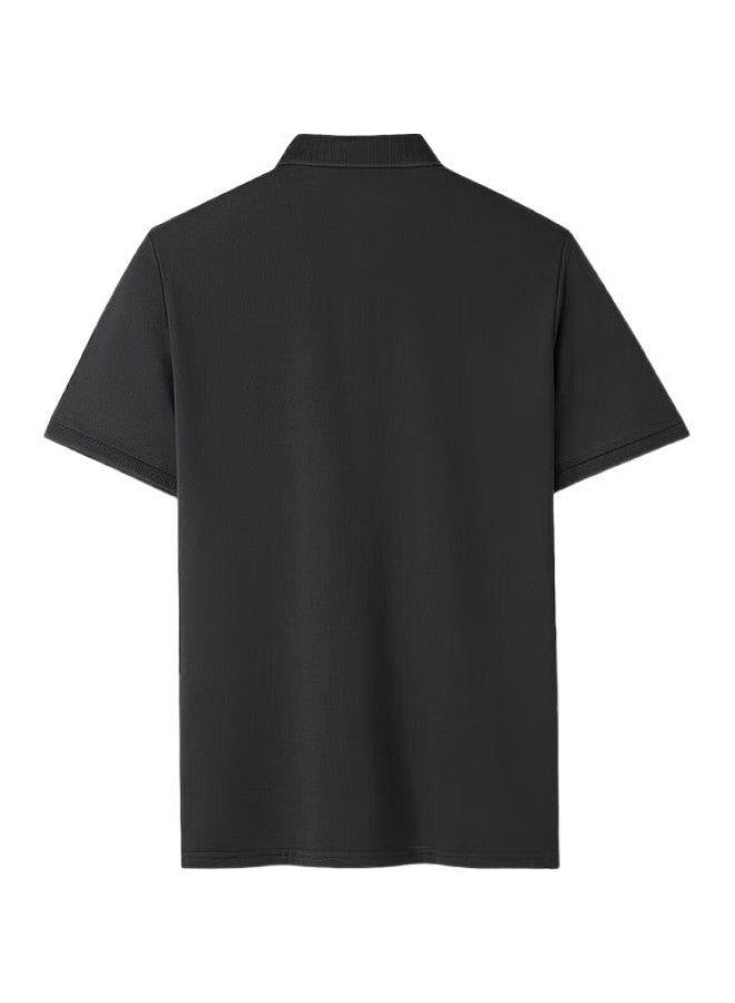 HLA Men'S Short Sleeve Polo Shirt Summer Light Business Fashion Series Cool Short Sleeve Men - Image 2