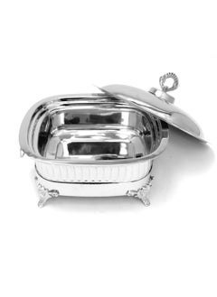 BLACKSTONE Stainless Steel Chafing Dish with Steel Lid  Buffet Warmer for Parties 2L  - Image 5