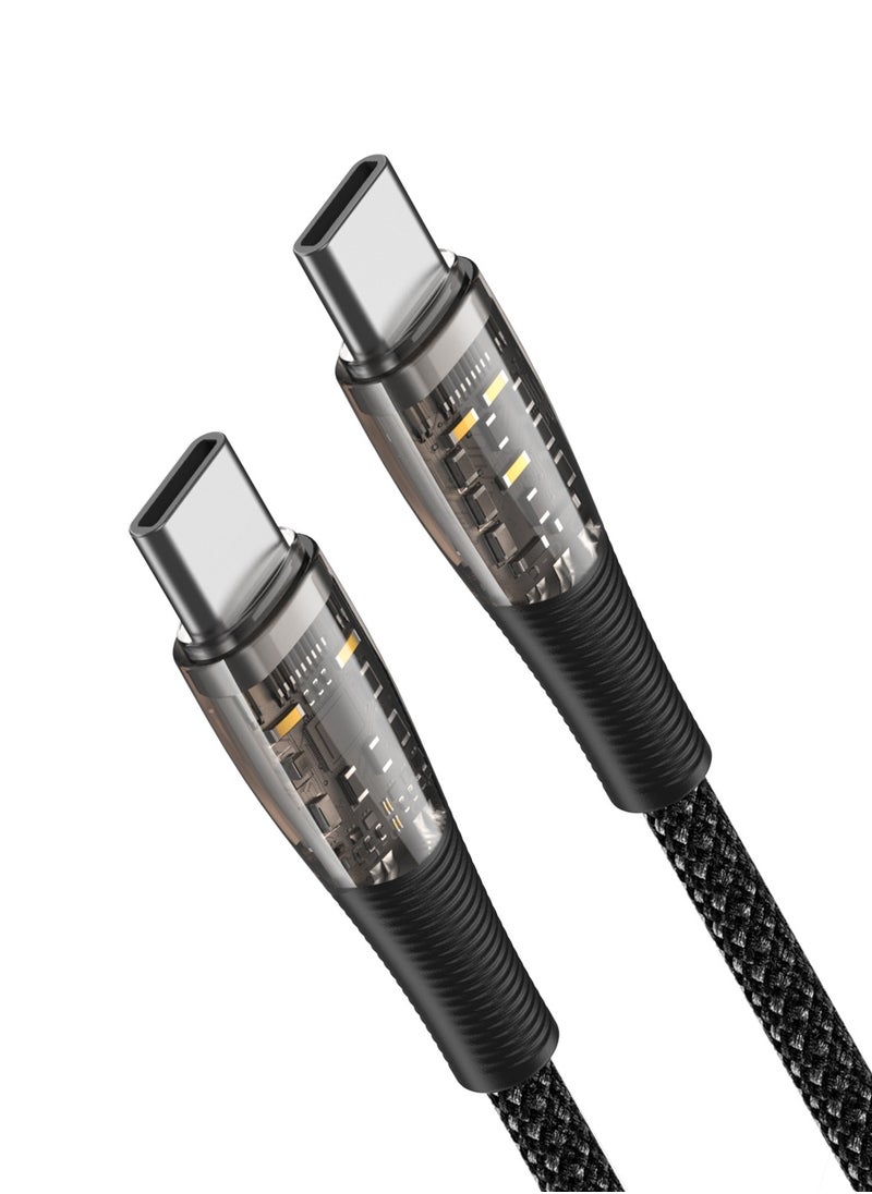 DUZZONA PD65W USB-C to USB-C 1M, Fast Charging Cable, Multi-Protocol Compatible, Suitable for iPhone 15 and Other Type-C Charging Port Devices  - Image 2
