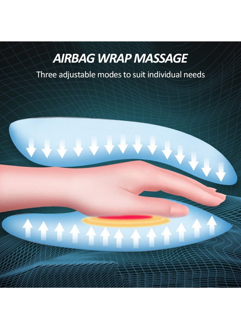 general Hand massager, air bag heating compress, vibrating meridian acupoints, pressing and kneading, palm massager  - Image 3