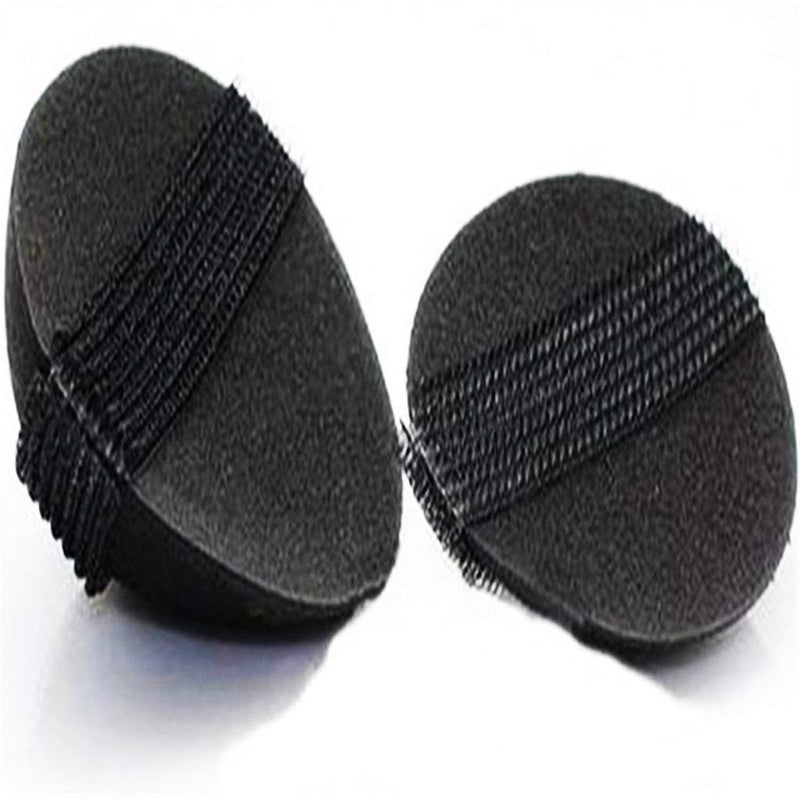 Hair Volumizer Oval Hair Puff Maker Hair Style Accessory Set of 2 Pieces Black - Image 4