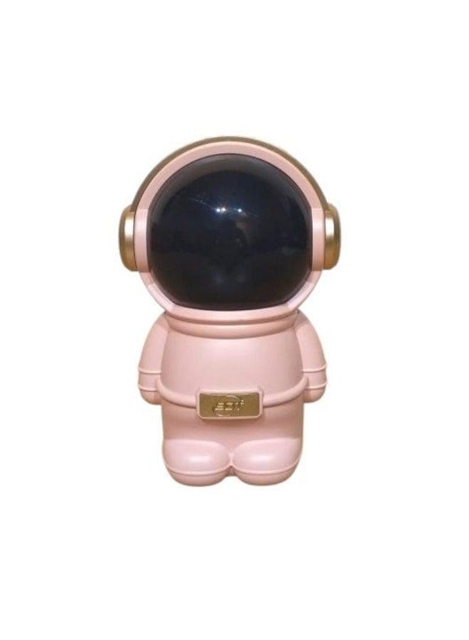 BDT AN153 Heavy Bass Speaker Astronaut RGB 7W Speaker – Type-C Charging, 6-Hour Battery Backup, Multicolor LED Lights for Ultimate Audio Experience Bluthooth Speaker (Astronaut Speaker) - Pink - Image 2