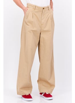 GANT Men Regular Fit Pleated Volume Chino Pant, Dark Khaki  - Image 1