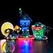 LocoLee Light Compatible with Lego Tim Burtons The Nightmare Before Christmas 21351 Lighting Set Accessories Compatible with Lego Halloween 21351 No Models Only Light Upgraded RC Version - Image 2