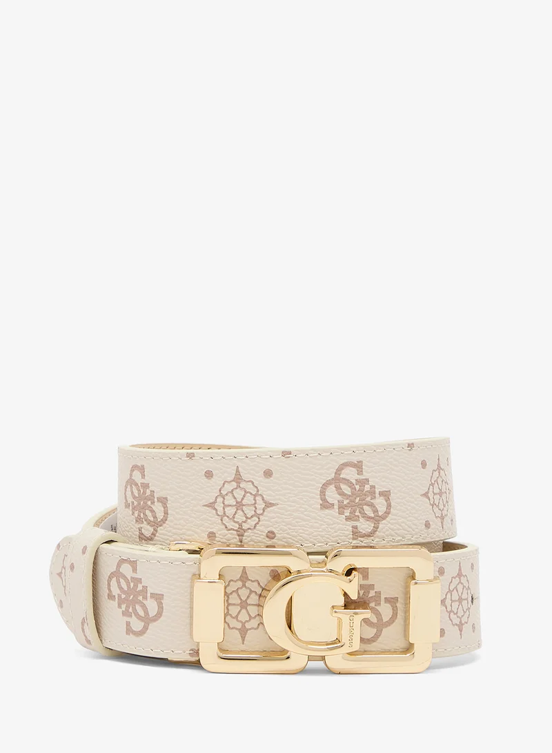 Guess Emelie Logo Allocated Hole Belt