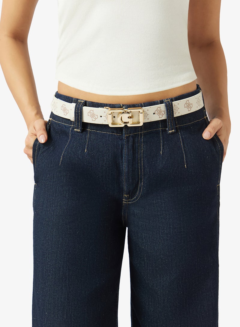 GUESS Emelie Logo Allocated Hole Belt - Image 3