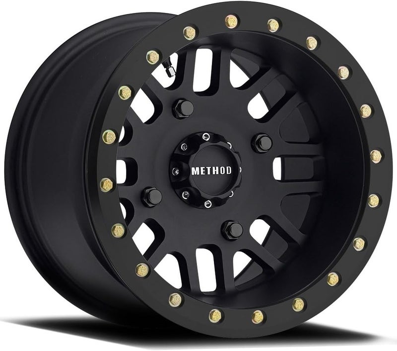 Method 406 Beadlock Matte Black ATV/UTV Wheel 15x8 4/137 (4+4) - Image 1