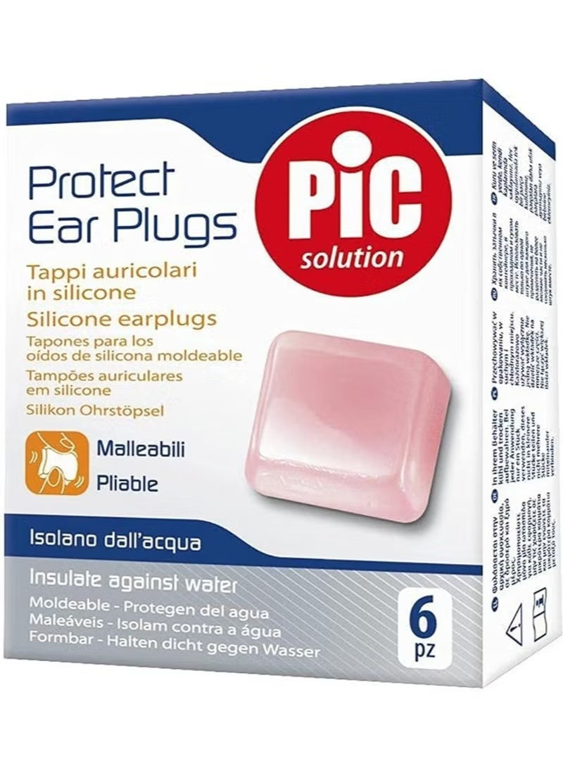 Pic Solution 6-Piece Pic Protect Silicone Ear Plugs - Image 1