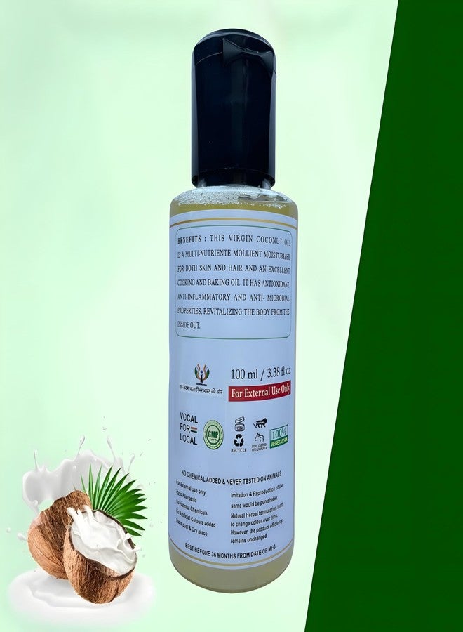 Glamezone Coconut Hair Oil | For Hair Fall Control & Hair Growth Hair Oil (100 ml) - Image 2