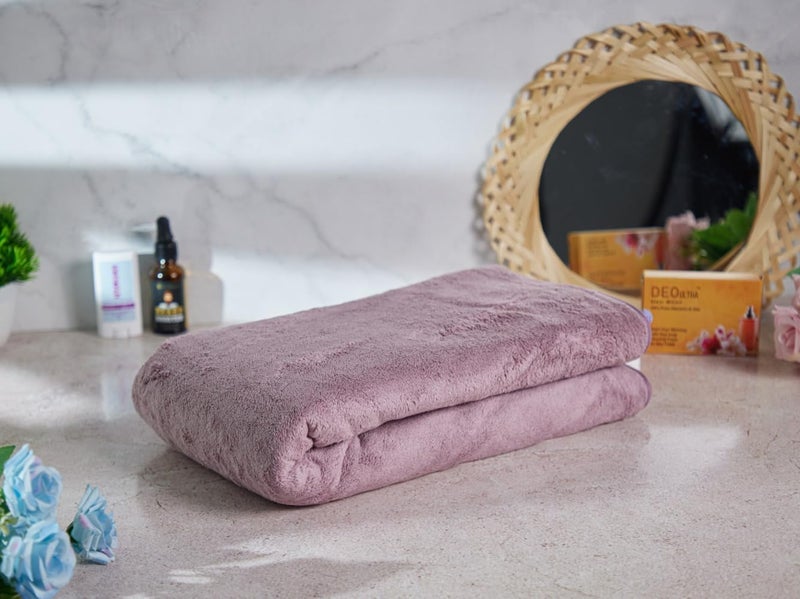Fezora Microfiber Bath Towel for Men & Women – Large Size 70x140 cm, 400 GSM, Ultra Soft, Quick Dry, Lightweight & Super Absorbent Towel for Bathroom, Gym, Spa, Travel & Swimming (Wine) - Image 3